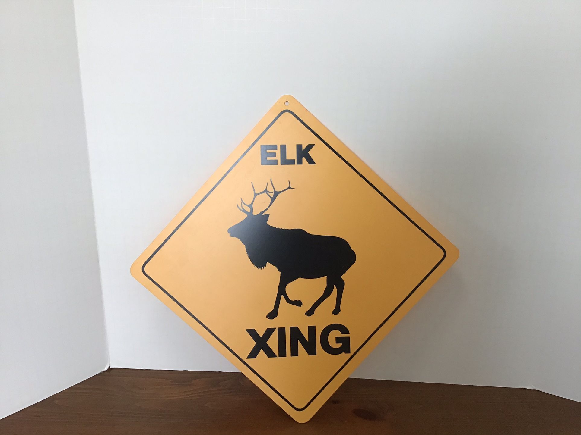 ELK XING SIGN 12”X12”