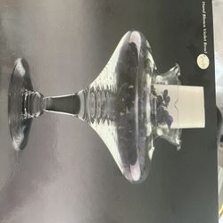 Hand Blown Violet Bowl ( Candle Not Included)