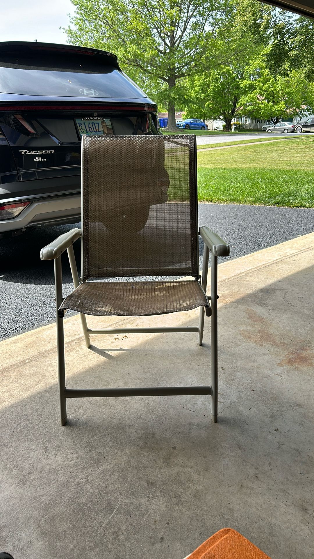 One folding chair