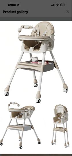 Pink high chair