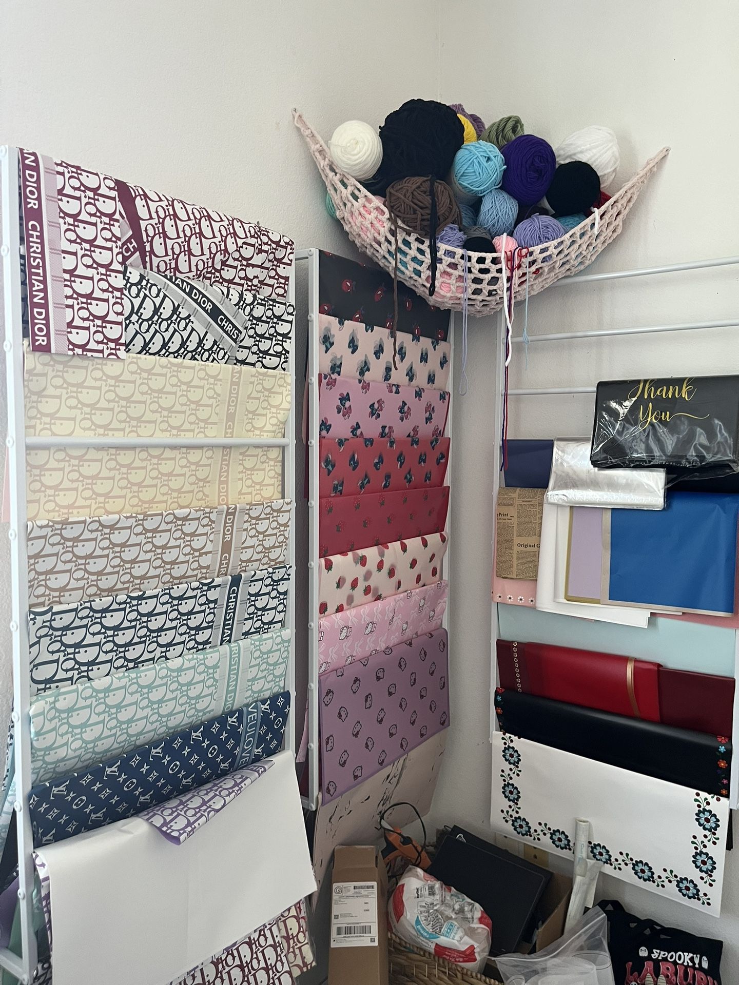 3 Racks And Wrapping Paper Take It All 