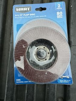 Hart 4 1/2” Flap Disc 80 Grit