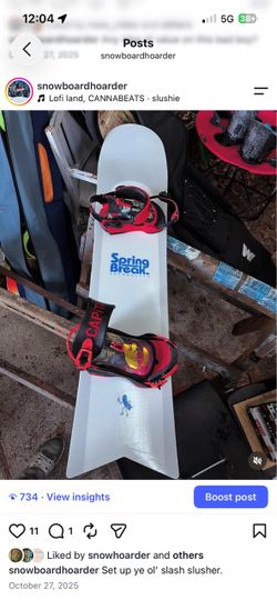 Capita Spring Break Snowboard with Bindings