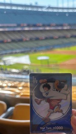Luffy One Piece Dodgers Promo Card