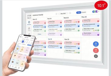 10.1 Inch Smart Family Calendar Display