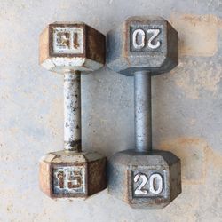 10 And 20 Lb Singles Dumbbells