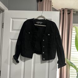Gap 1969 Black Jean Jacket Medium 