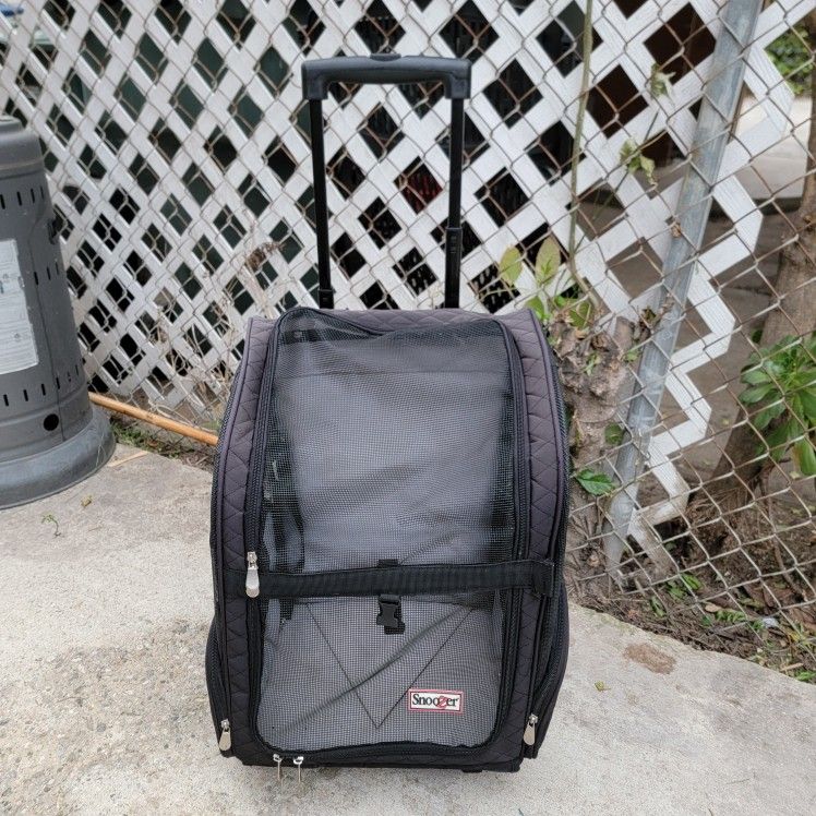 Snoozer Roll Around Travel Dog Carrier Backpack 4 In 1 Rolling Pet Carrier On Wheels