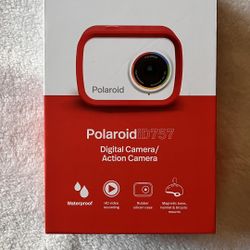 Polaroid Sport Action Camera 720p 12.1mp, Waterproof, Rechargeable Battery, Mounting Accessories