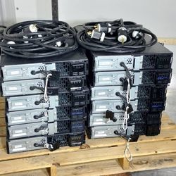 Lot of 12 - APC Battery Backup Rackmount Smart - UPS