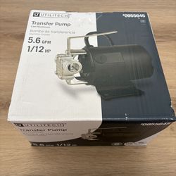 UTILITECH Transfer Pump 5.6 GPM 1/12 HP 115V