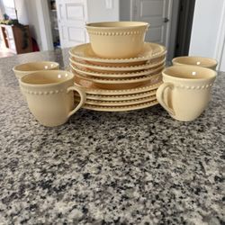 13 Piece Emma Yellow Pottery Barn Set