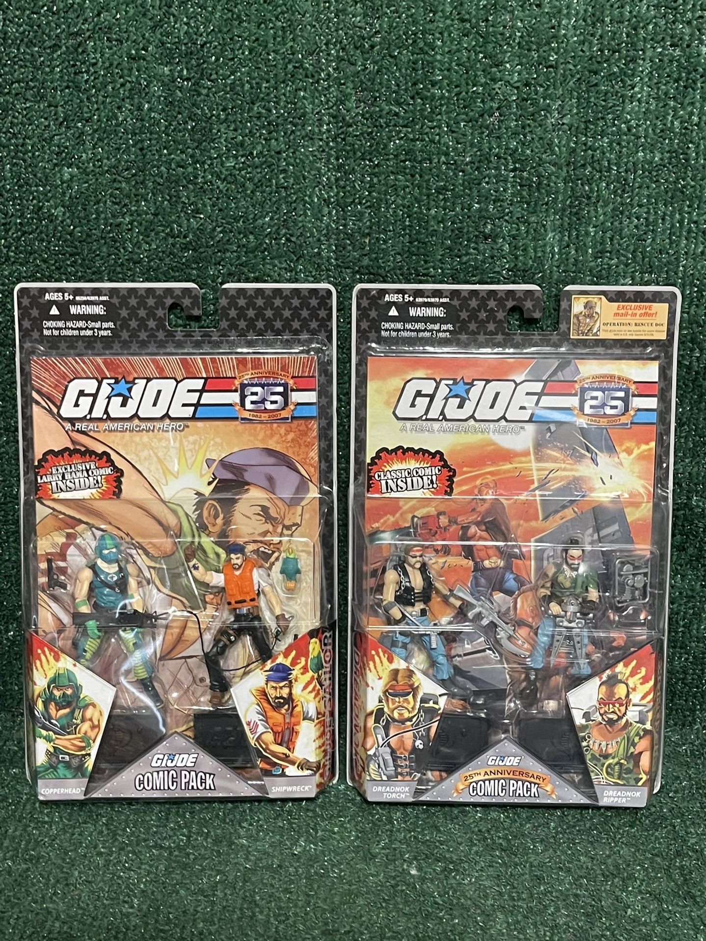 G.i. Joe 25th Anniversary Comic Pack Lot Of 2 New Sealed. Fast Shipping!
