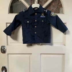 Toddler Size Police Costume