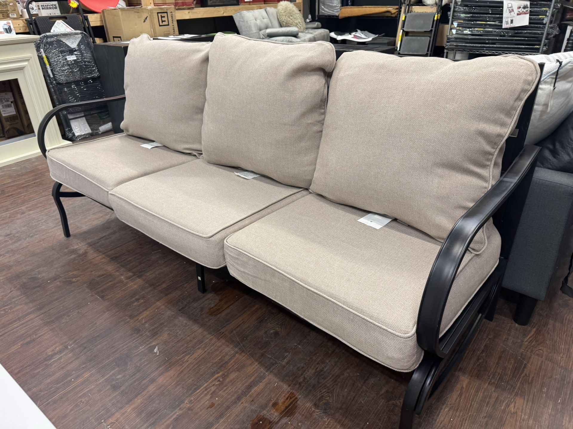Outdoor Sofa With Cushions New Fully Assembled 