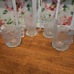 1993 McDonald's  Flintstones  Mugs  Set Of 4