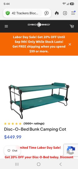 Bunkbed Camping Cots