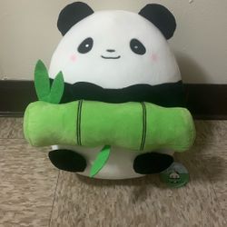 Takashoji Panda With Bamboo Plush 14" NWT