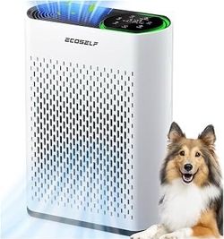 Brand new in box Air Purifier for Large Room, Cleans 2,400 ft² in 30 Mins, 3-Stage True HEPA, 360° Airflow, Large Touch Display Control, Real-Time Air