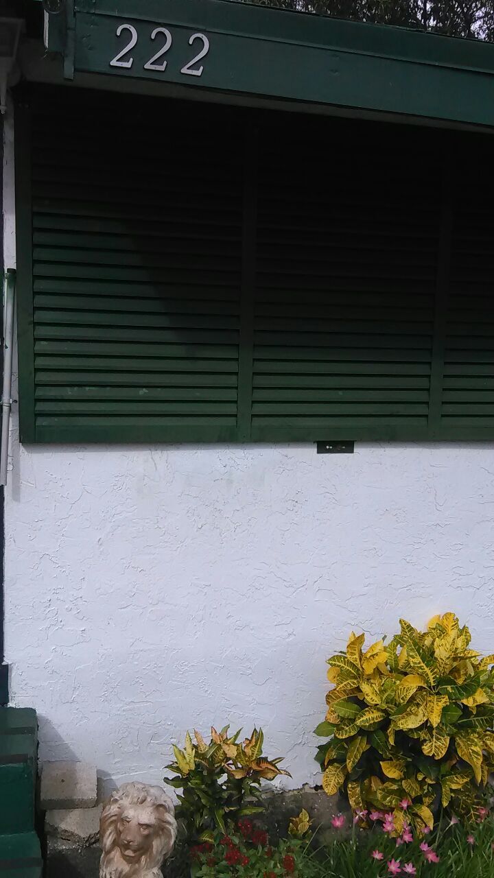 Shutters plywood installation and removal