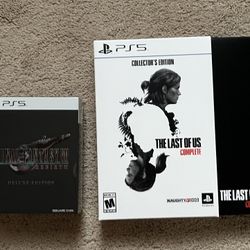 Last Of Us Complete + Final Fantasy 7 Rebírth Deluxe 