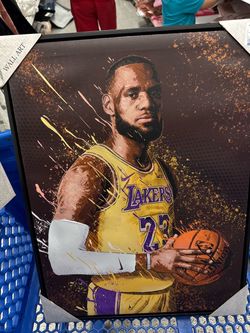 LeBron James Lakers #23 Framed Wall Art