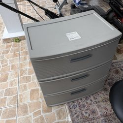 Plastic Drawer Organizer Grey - $20