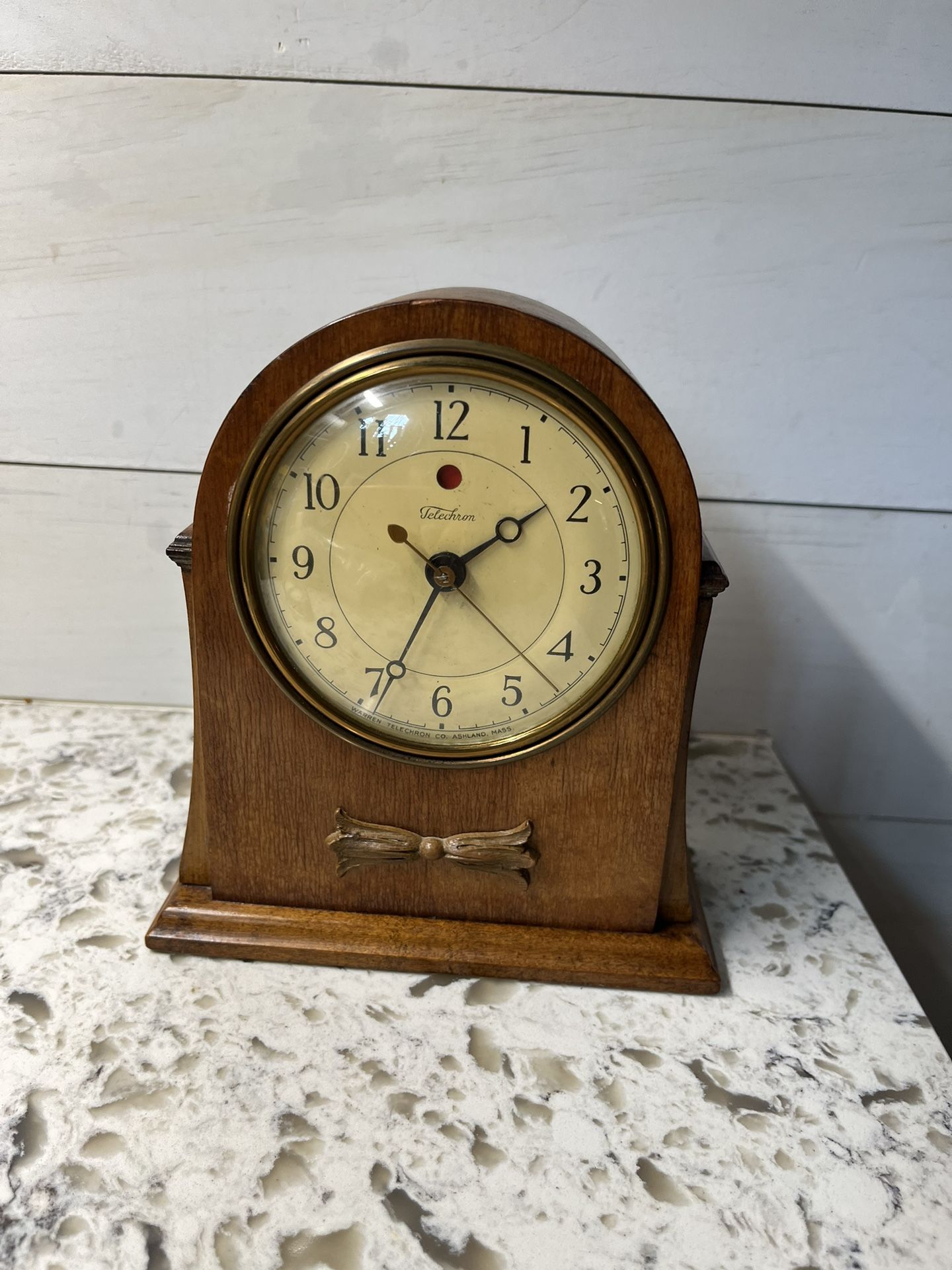 Antique Telechron Electric Cathedral Clock