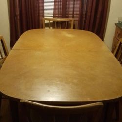 Mid-Century Dining Table & Chairs