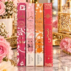 4-Piece Yara & Doha Arabic Perfume Set 35ml Each