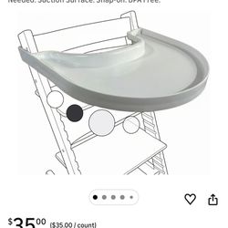 New - Stokke Tripp Trapp - Gray - Table Top Surface