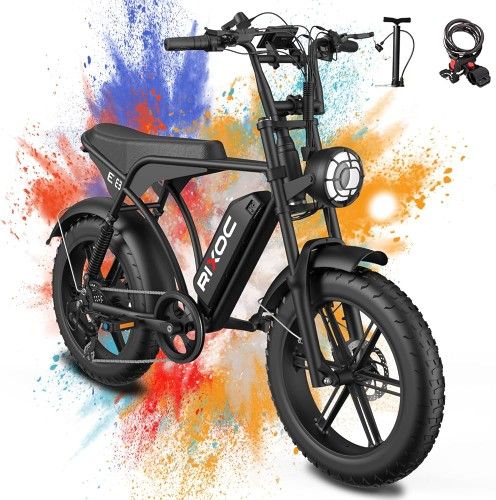 E8 Adult Electric Bike Thick Tires!