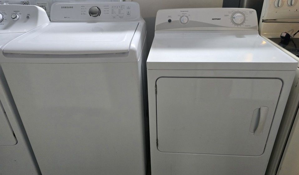 Washing machine and dryer set.