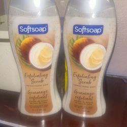 Softsoap Exfoliating Scrub Body Wash 20 oz 