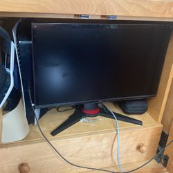 Ps5 With Headset & Gaming Monitor Plus 2 Controllers For 1,000