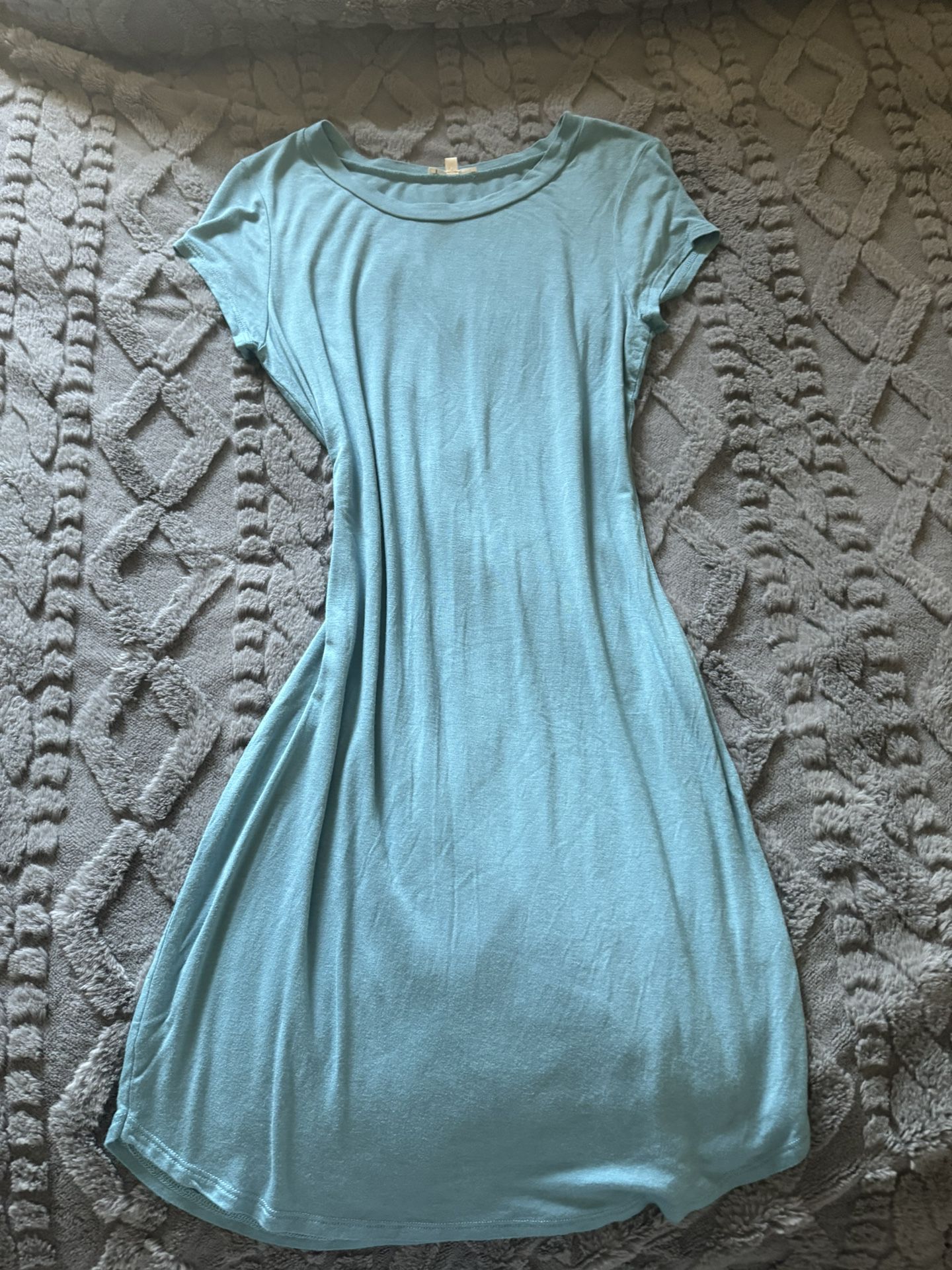 Wet Seal Blue Aqua Dress Long Y2K 