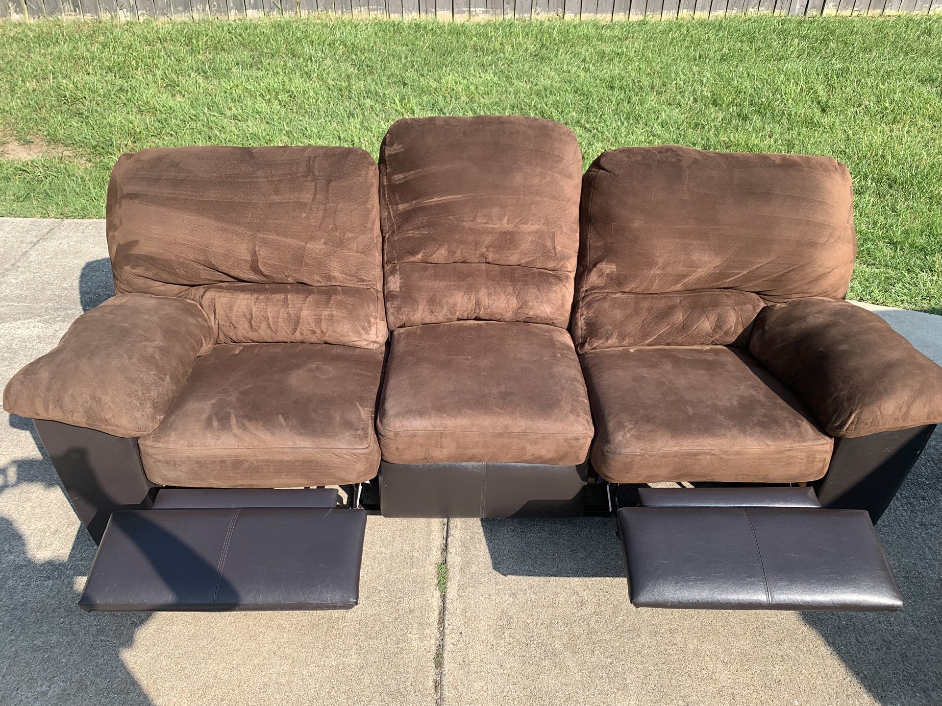 Brown Recliner Couch