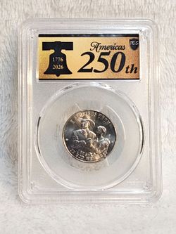#702 250th Anniversary Mayflower Quarter coin