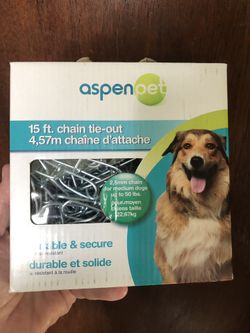 Aspen Pet Tie Out Chain 15 Feet