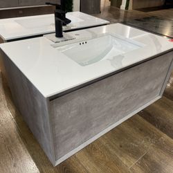 40” Floating Vanity