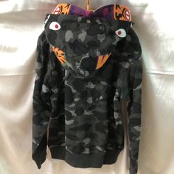 Bape Full Zip Shark Hoodie