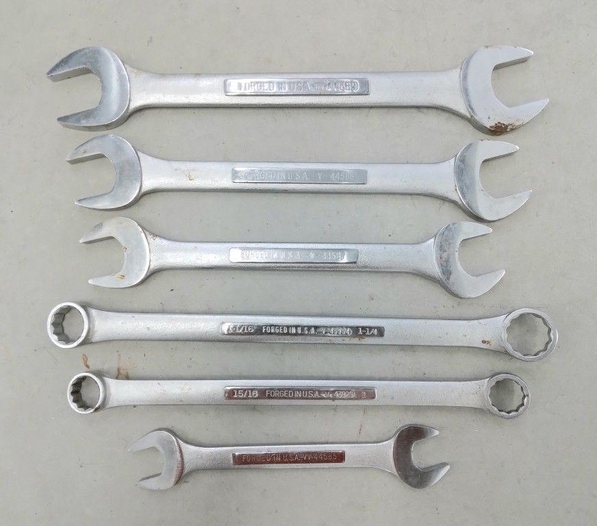 Vintage Craftsman 1" Standard Wrenches 