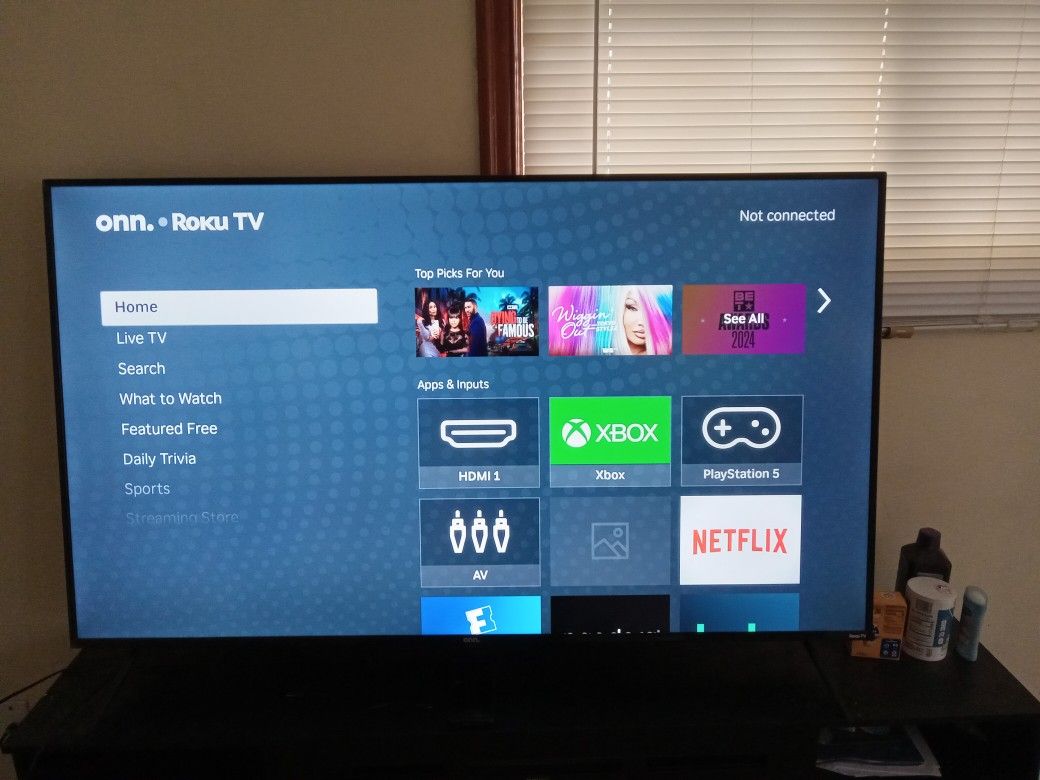 65 Inch Roku TV Like New $150