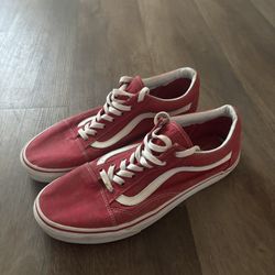 Red Vans Old Skools 