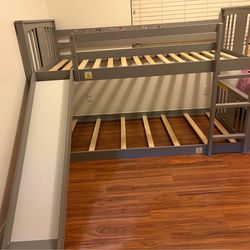 Bunk bed with slide