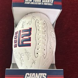 New York Giants Football Autographed