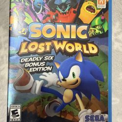 Wii U Sonic Lost World