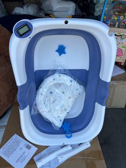 Brand-new baby bathtubs in factory sealed boxes for only $20.