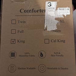 King Size Three Piece Comforter 