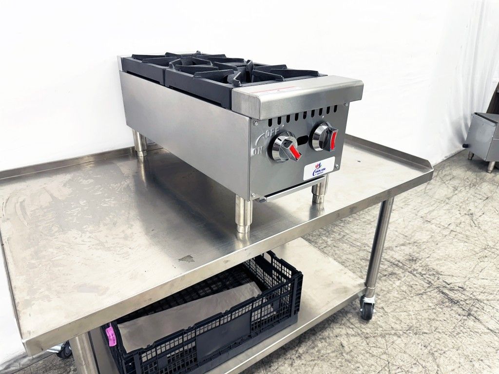 NSF 12 ins two burner hotplate HWS-2